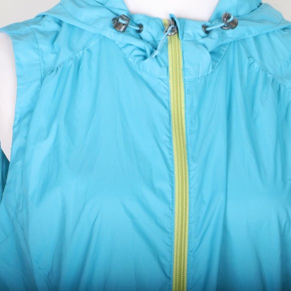 Eddie Bauer Sleeveless Blue Zip Up Wind Breaker Jacket Coat Women's M - Picture 4 of 7